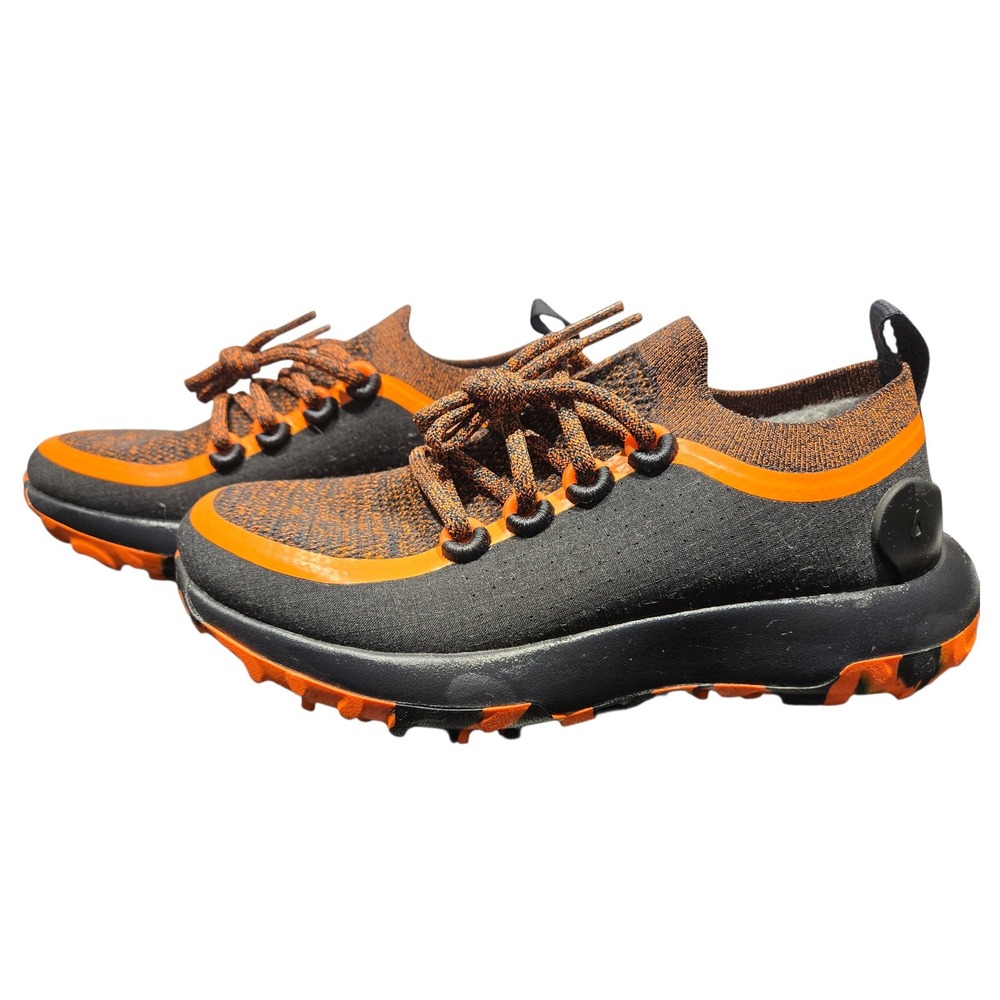 ALLBIRDS‎ Trail Runner SWT Black Orange Hiking Running Shoes Men's / Women's 7US